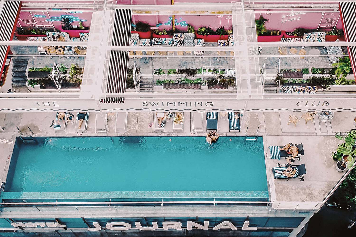 The Swimming Club rooftop – Infinity pool or fantasy pool? You decide.